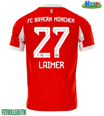 Bayern Munich Konrad Laimer #27 Hemmatröja 2025-26 Kortärmad